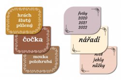 BIG SPICE - SADA etiket  47x35mm (15ks)