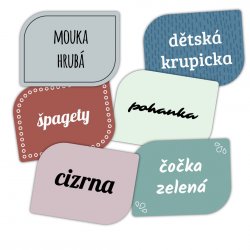 BIG SPICE - SADA etiket  47x35mm (15ks)
