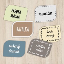 BIG SPICE - SADA etiket  47x35mm (15ks)