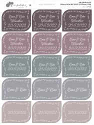 BIG SPICE - SADA etiket  47x35mm (15ks)