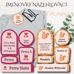 Nažehlovačky sada FAUNA (45ks)