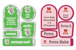 Vasalható címkék FAUNA készlet (45 db)