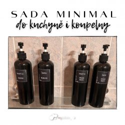 MINIMAL SADA etiket 47x47mm (9ks+7bonus)