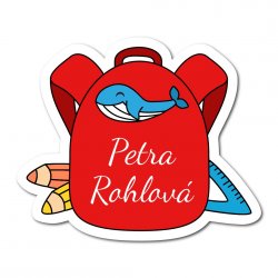 MA - BATŮŽEK štítek se jménem 35x29mm (12ks)