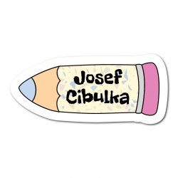 MA - TUŽKA jmenovka 35x15 mm (22ks)