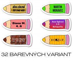 MA - TUŽKA jmenovka 35x15 mm (22ks)