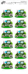MA - TRAKTOR névcímke 35x26 mm (12 db)