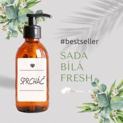BÍLÉ FRESH - SADA etiket 46x60mm (9ks)
