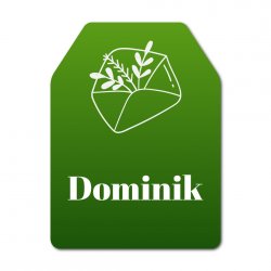 Vánoční jmenovky na dárky, sada GIFT 32x43mm (16ks)