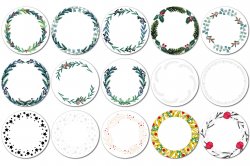 44 mm FOTÓMATRICA KOSZORÚK készlet (12 db)