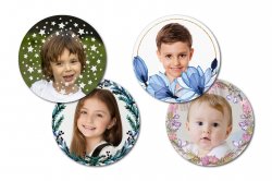 44mm FOTOSAMOLEPKA VĚNEČKY sada (12ks)