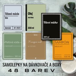 SPA - SADA samolepek, 60x80mm (4ks+4ks)