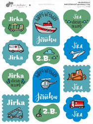 AJÁNDÉK névcímkék (12 db)