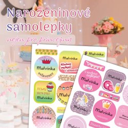 SZÜLETÉSNAPI névcímkék ajándékokra 15 db