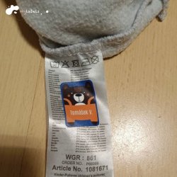 ANIMAL névcímkék 22x32 mm (30 db)
