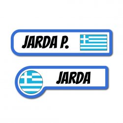 MA - VLAJKY sada, cyklosamolepky (16ks)