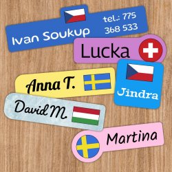 MA - VLAJKY sada, cyklosamolepky (16ks)