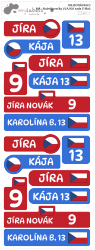 MA - Vasalható ZÁSZLÓ készlet (16 db)