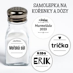 FEHÉR FRESH RING - matricakészlet fűszertartókra 44 mm (12 db)