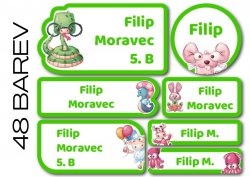SCHOOL SADA jmenovek (42ks)