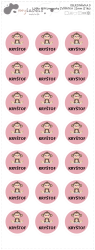 MA - MINI jmenovky ZVÍŘÁTKA 22mm (21ks)