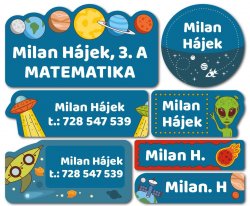 ŰR névcímke-készlet (42 db)