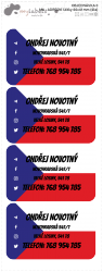MA - CÍM címkék 66x41 mm (4 db)