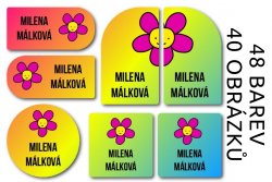 ŠKOLKA sada MINI jmenovek (42ks)