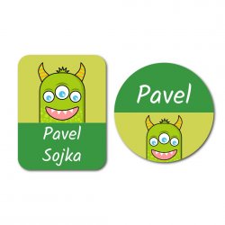 Nažehlovací jmenovky KIDS SADA (48ks)