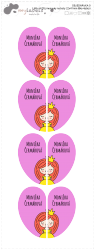 MA - KIDS jmenovky na boty 22x41mm (8ks)