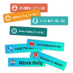 Nažehlovací sada PERSONAL 47x10mm (48ks)