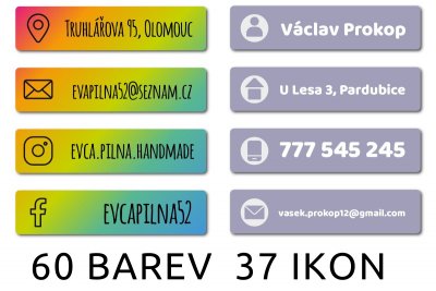 Nažehlovací sada PERSONAL 47x10mm (48ks)