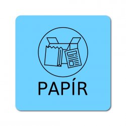 Samolepky NA tříděný ODPAD 60mm (6ks)