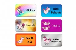 MINIštítky UNICORN 25x15mm (55ks)