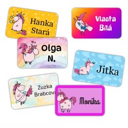 Vasalható MINI UNICORN 25x15 mm (55 db)