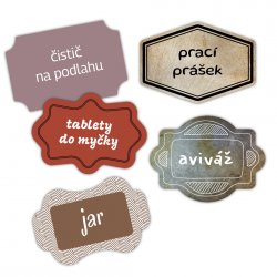 VINTAGE MIX sada 46x34mm, (15ks)