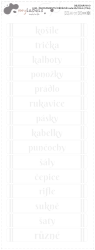 MA - TRANSPARENTNÍ OBDÉLNÍK sada 65x10mm (15ks)