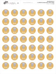ZVÍŘÁTKA MINI štítky  22mm (42ks)
