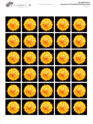 25x25 mm VASALHATÓ FOTÓCÍMKE (30 db)