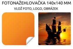 140x140 mm VASALHATÓ FOTÓCÍMKE (1 db) 