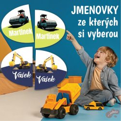 Erős gépek névcímkék CIPŐRE 29x23 mm (36 db)