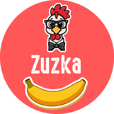 Chicken banana névcímkék 22 mm (42 db)