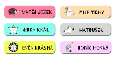 VASALHATÓ címkék SCANDI 45x10 mm (42 db)
