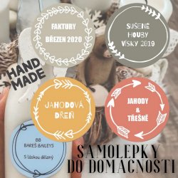 LIST samolepky DOMÁCNOST, 44mm (12ks)
