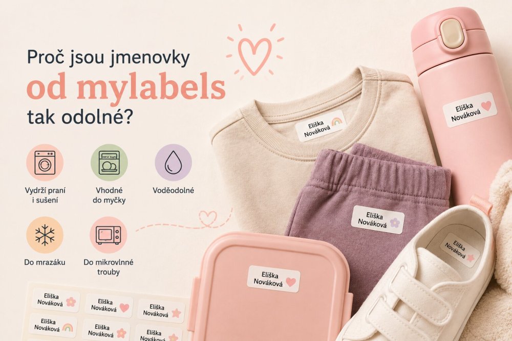 Proč jsou jmenovky od Mylabels tak odolné?